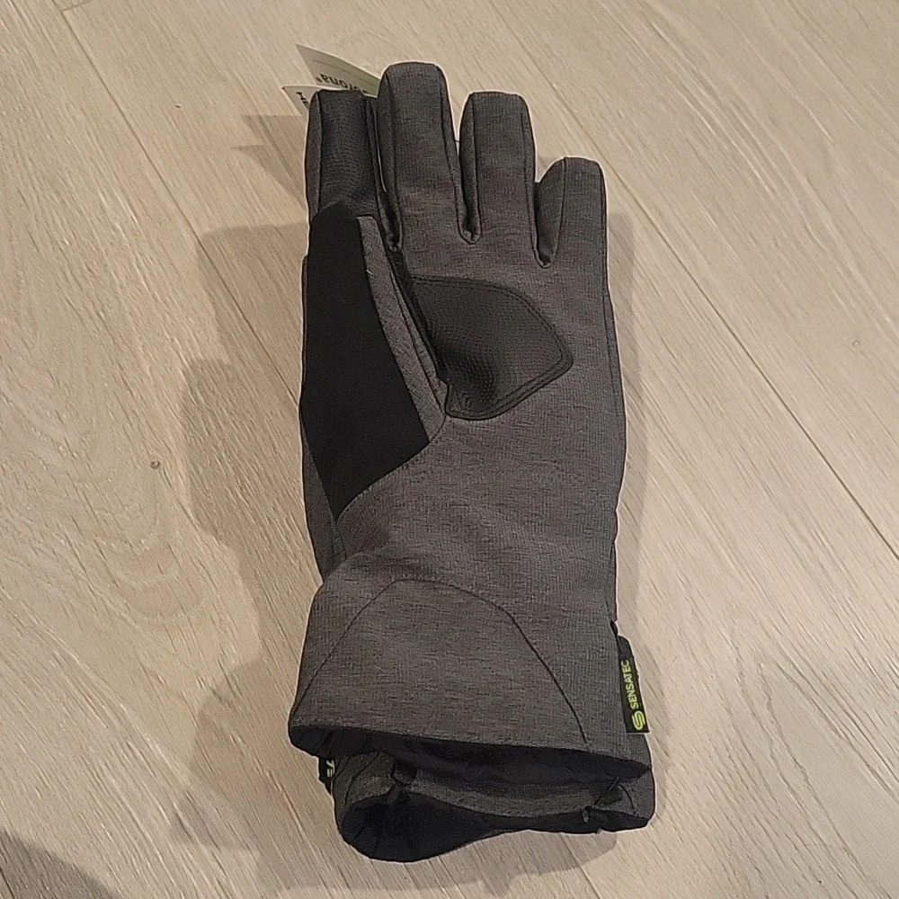 Head unisex ski gloves in Gray Heather size medium